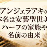 アンジェラアキの本名は安藝聖世美｜ハーフの家族や名前の由来