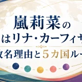 嵐莉菜の本名はリナ・カーフィザデー｜改名理由と5カ国ルーツ