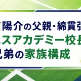 綿貫陽介の父親・綿貫弘次はテニスアカデミー校長｜3兄弟の家族構成